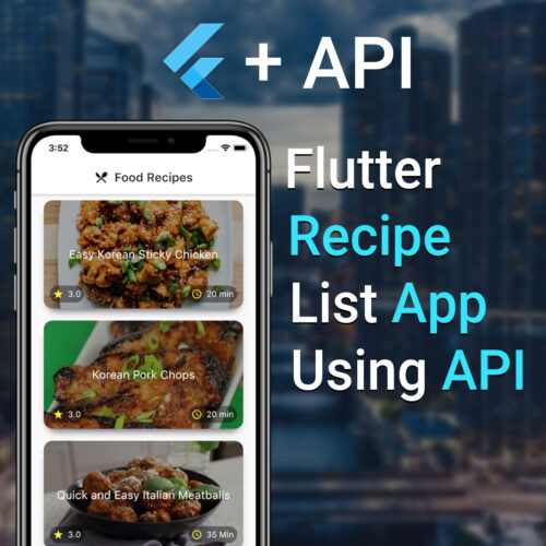 Oflutter - Simple Recipe List App using flutter and API