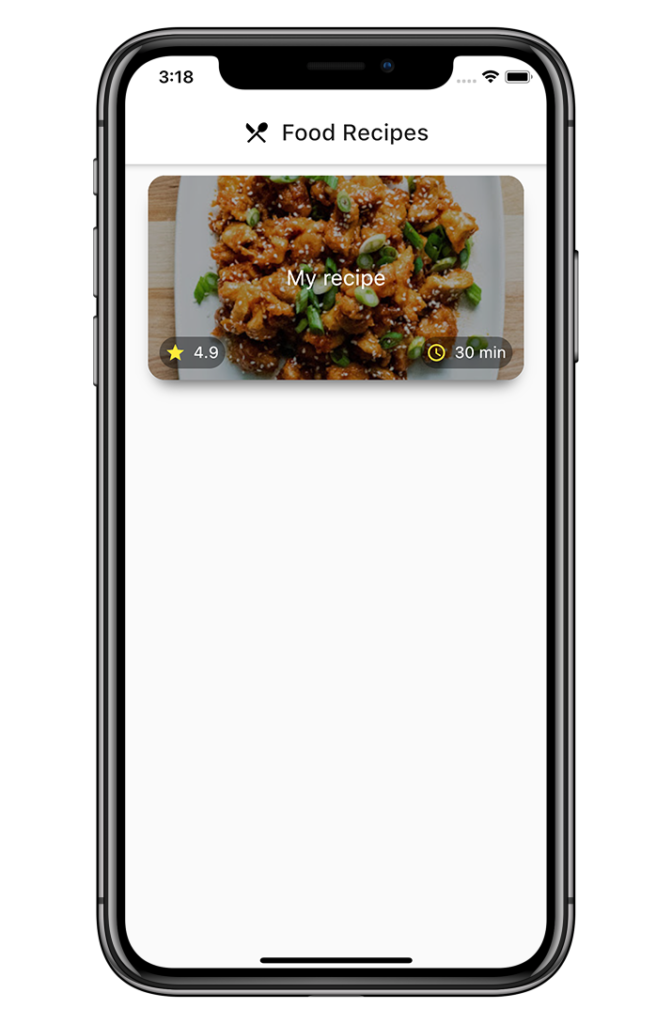 recipe flutter app